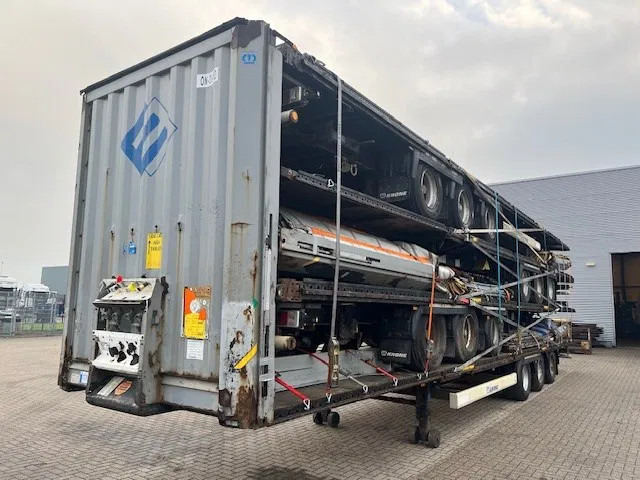 Krone multiple 2014 & 2015 XL P400 mega huckepack curtain sided trailer stacks - Полуприцеп-фургон: фото 4 Krone multiple 2014 & 2015 XL P400 mega huckepack curtain sided trailer stacks - Полуприцеп-фургон: фото 4