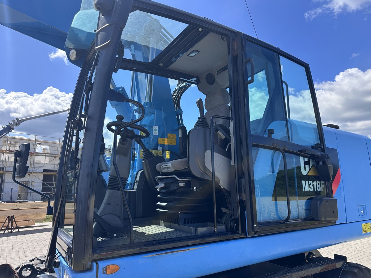 Колёсный экскаватор CATERPILLAR M 318 F Oil Quick OQ 65 Deutsche Maschine Top !: фото 7