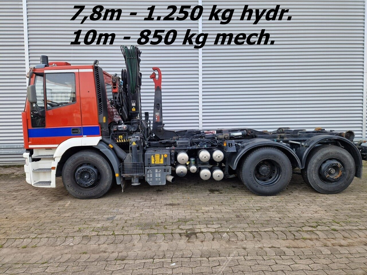 EuroTech 240E38 6x2-4 EuroTech 240E38 6x2-4, Lift-/Lenkachse, Seilwinde, Kran Hiab 100 - Крюковой мультилифт, Автоманипулятор: фото 1 EuroTech 240E38 6x2-4 EuroTech 240E38 6x2-4, Lift-/Lenkachse, Seilwinde, Kran Hiab 100 - Крюковой мультилифт, Автоманипулятор: фото 1
