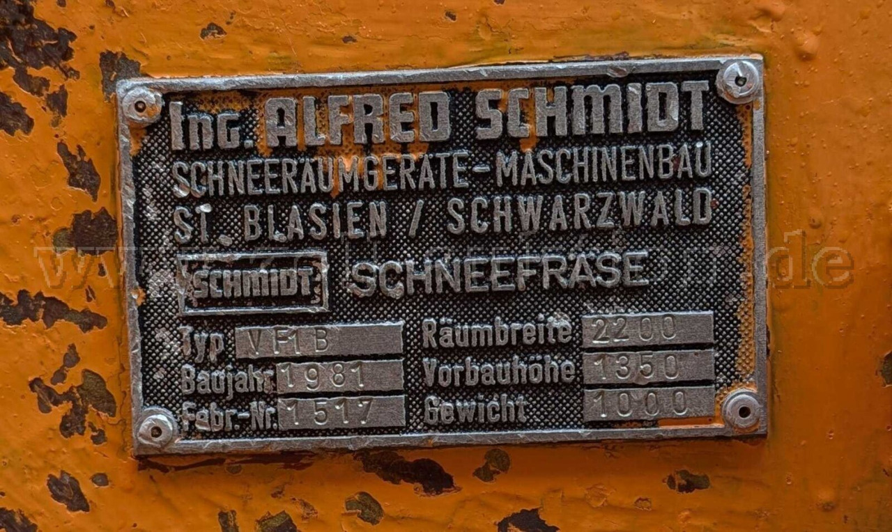 Лёгкий коммерческий автомобиль Unimog U52 411 4x4 Schneefräse U52 411 4x4, Schmidt Schneefräse mit Separatmotor: фото 8