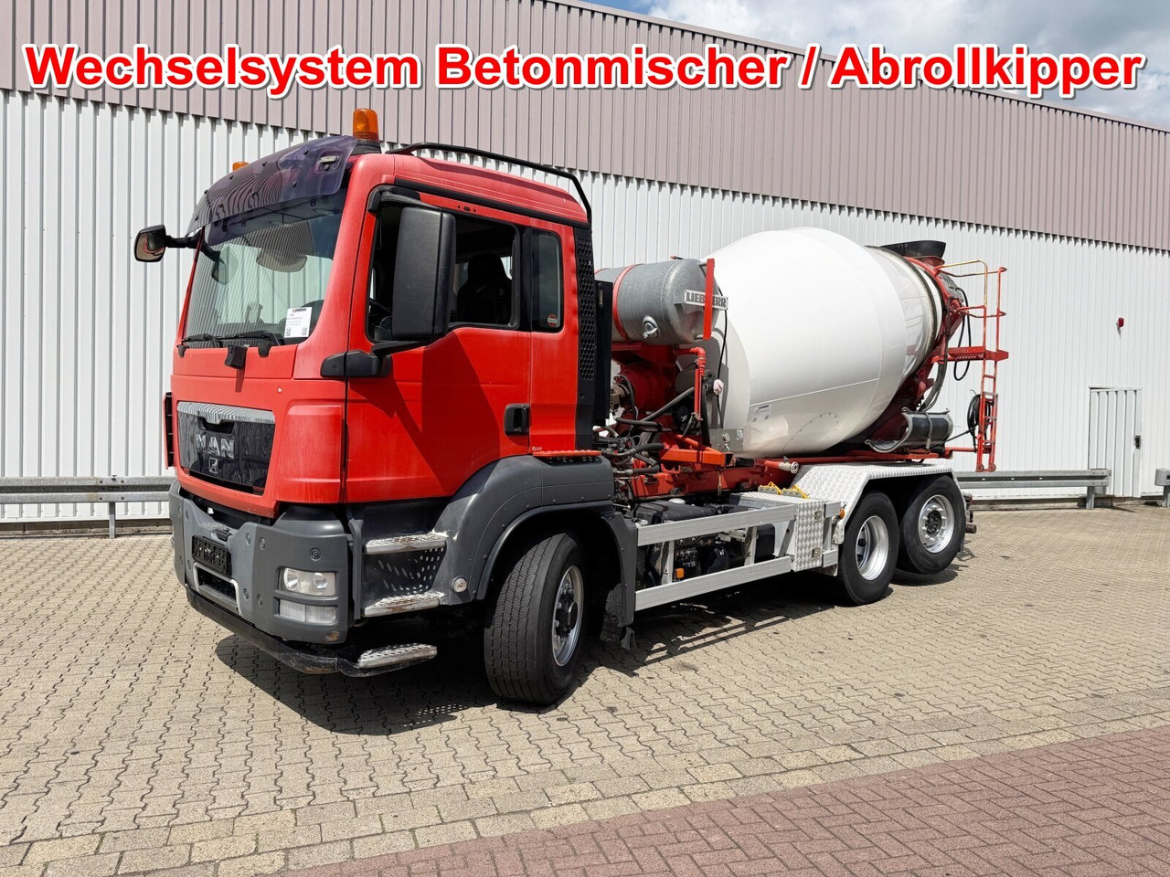 MAN TGS 26.480 6x4H-4 BL TGS 26.480 6x4H-4 BL, Liebherr HTM 704, Multilift Abroller HydroDrive, Lenk-/Liftachse, Wechselfahrzeug - Автобетоносмеситель: фото 1 MAN TGS 26.480 6x4H-4 BL TGS 26.480 6x4H-4 BL, Liebherr HTM 704, Multilift Abroller HydroDrive, Lenk-/Liftachse, Wechselfahrzeug - Автобетоносмеситель: фото 1