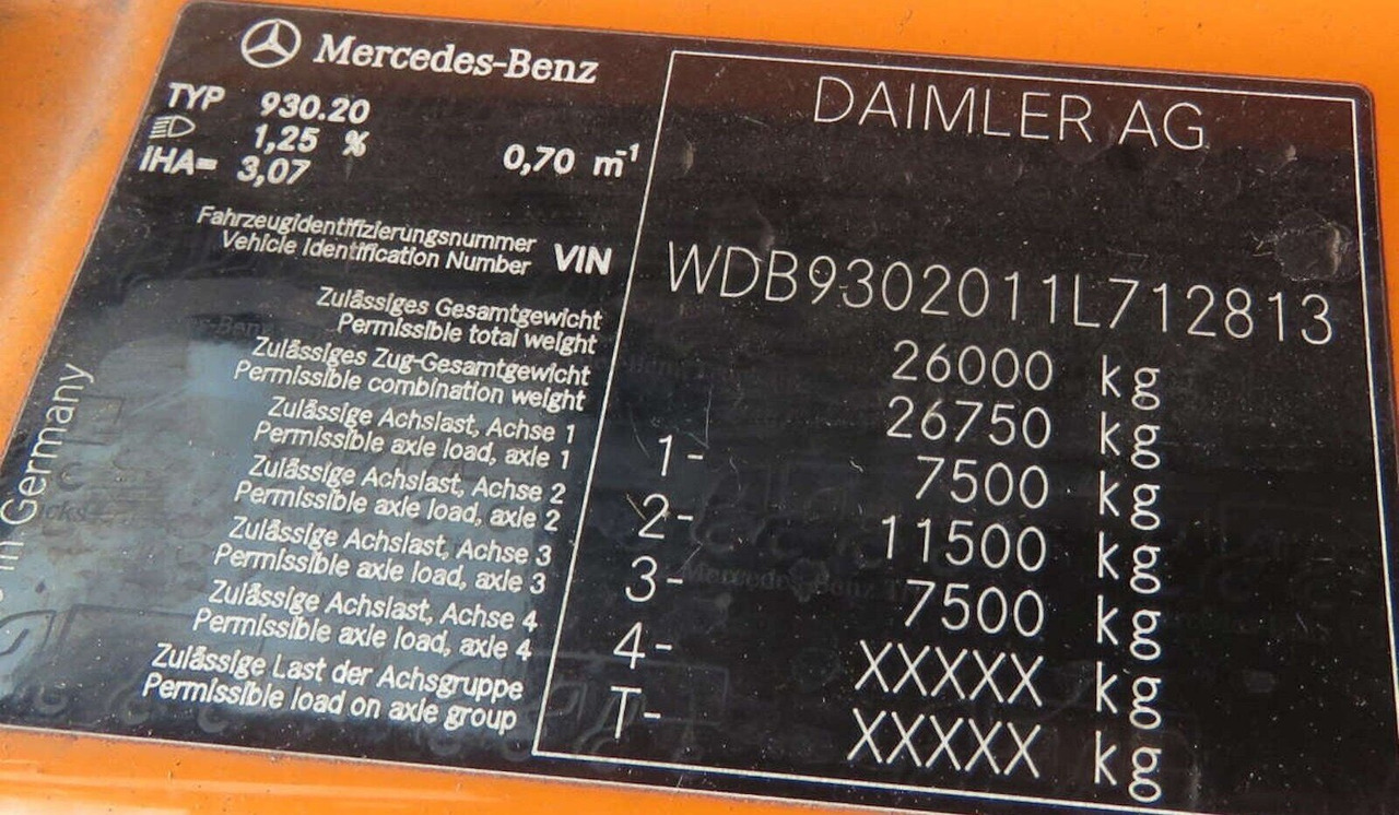 Mercedes-Benz Actros 2532 L 6x2 Actros 2532/41 L 6x2, EEV, Lenkachse, Haller X2C M21, Zöller-Schüttung - Мусоровоз: фото 4 Mercedes-Benz Actros 2532 L 6x2 Actros 2532/41 L 6x2, EEV, Lenkachse, Haller X2C M21, Zöller-Schüttung - Мусоровоз: фото 4