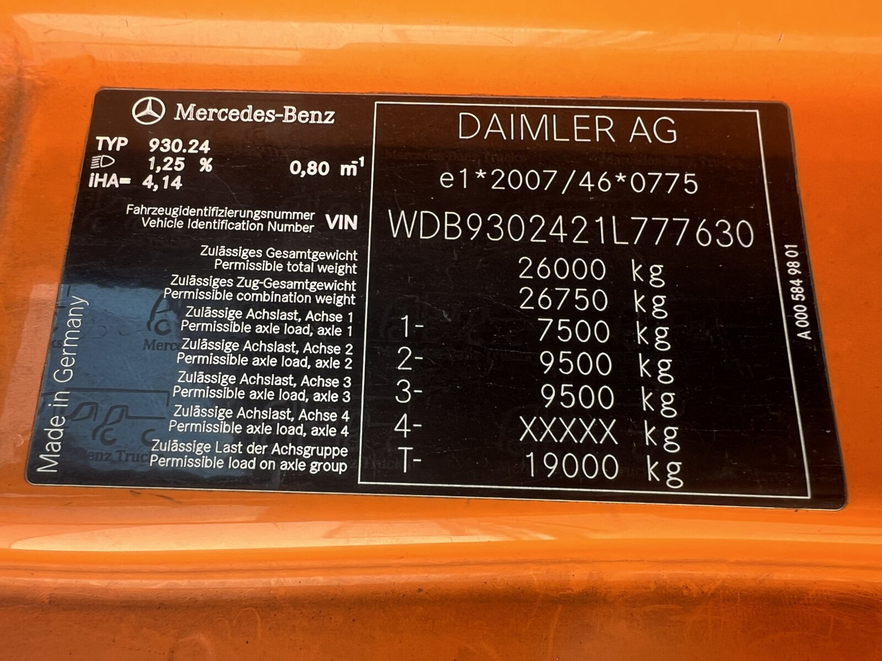 Mercedes-Benz Actros 2641/48 L 6x4 Actros 2641/48 L 6x4, Seilabroller, Haller Lotos, Zöller Schüttung - Мусоровоз: фото 3 Mercedes-Benz Actros 2641/48 L 6x4 Actros 2641/48 L 6x4, Seilabroller, Haller Lotos, Zöller Schüttung - Мусоровоз: фото 3