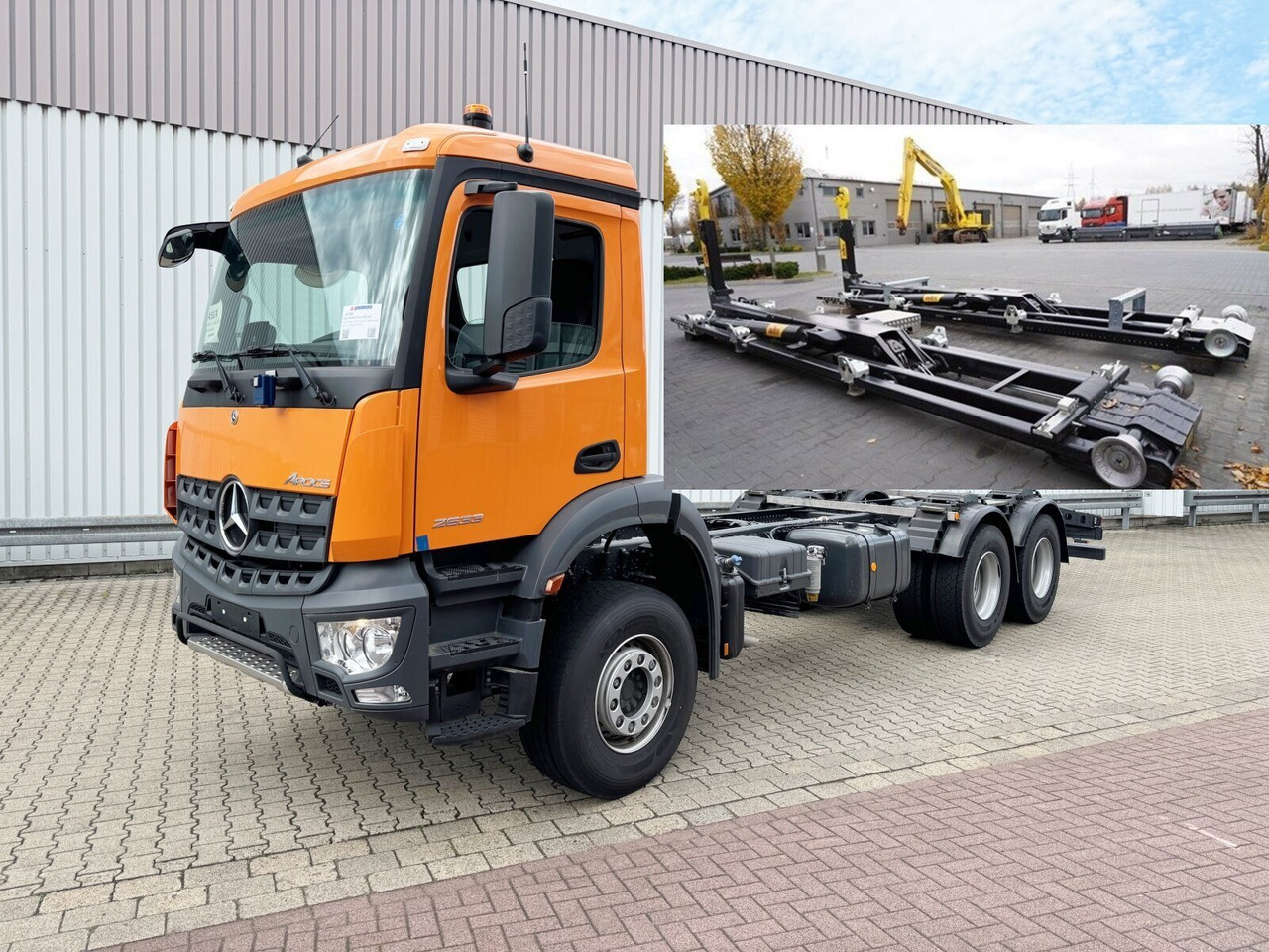 Mercedes-Benz Arocs 2633 6x4, Automatik, 2x Nebenantrieb Arocs 2633 6x4, 2x Nebenantrieb - Грузовик-шасси: фото 1 Mercedes-Benz Arocs 2633 6x4, Automatik, 2x Nebenantrieb Arocs 2633 6x4, 2x Nebenantrieb - Грузовик-шасси: фото 1