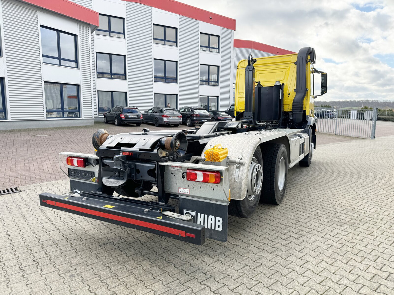 Новый Крюковой мультилифт Mercedes-Benz Arocs 2642 L 6x2 Arocs 2642 L 6x2/42, Liftachse, Hiab 21S56 bis 6.5m Container: фото 8