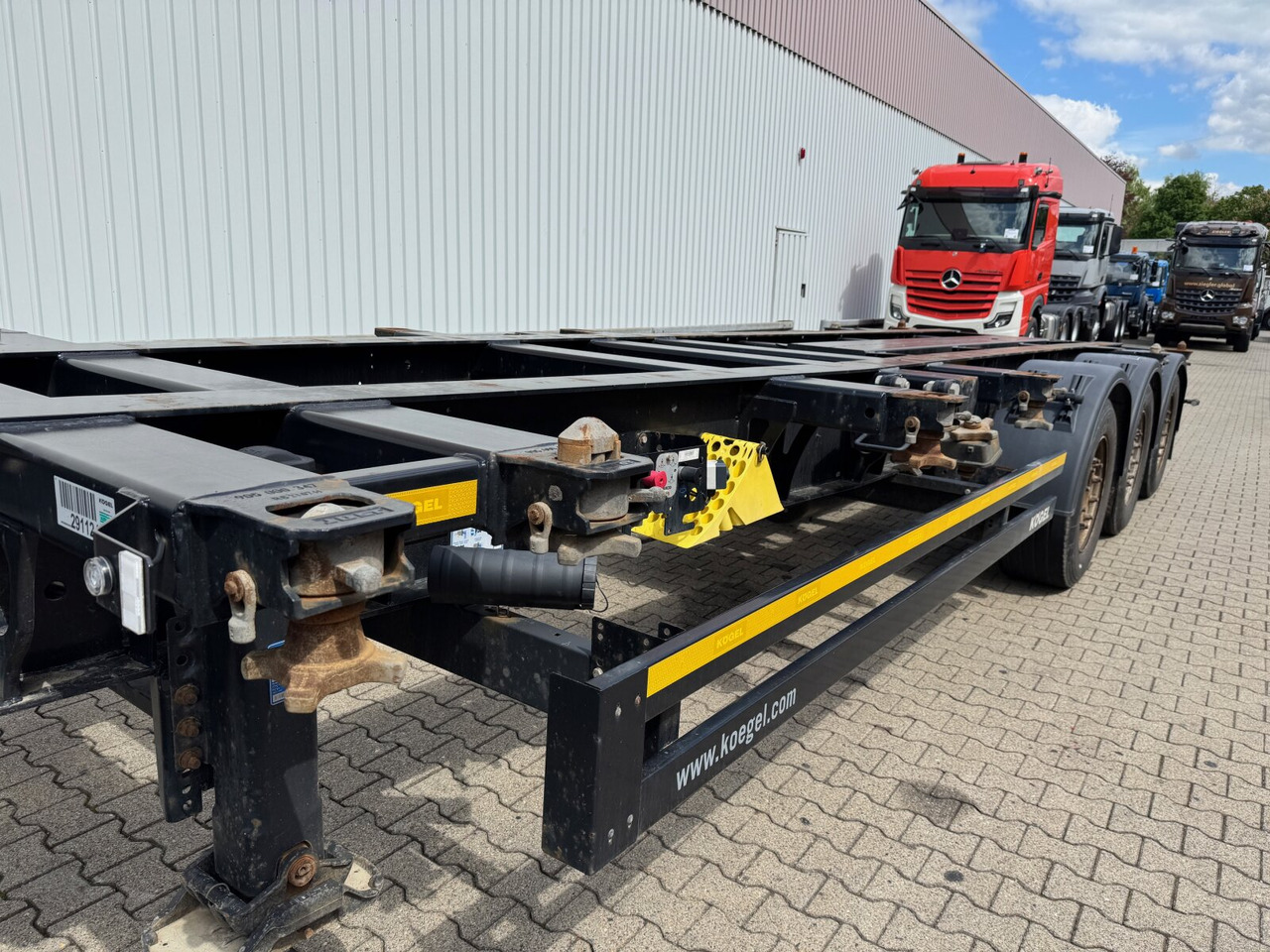 Полуприцеп Kögel Port 45 Simplex Container-Chassis Port 45 Simplex, Container-Chassis, 20/2x20/30/40/45 Fuß, ausziehbar: фото 14