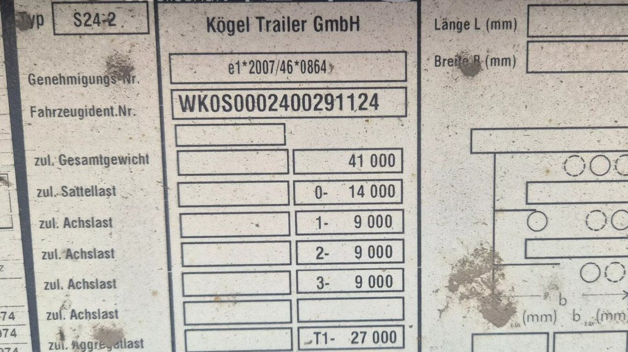 Полуприцеп Kögel Port 45 Simplex Container-Chassis Port 45 Simplex, Container-Chassis, 20/2x20/30/40/45 Fuß, ausziehbar: фото 9
