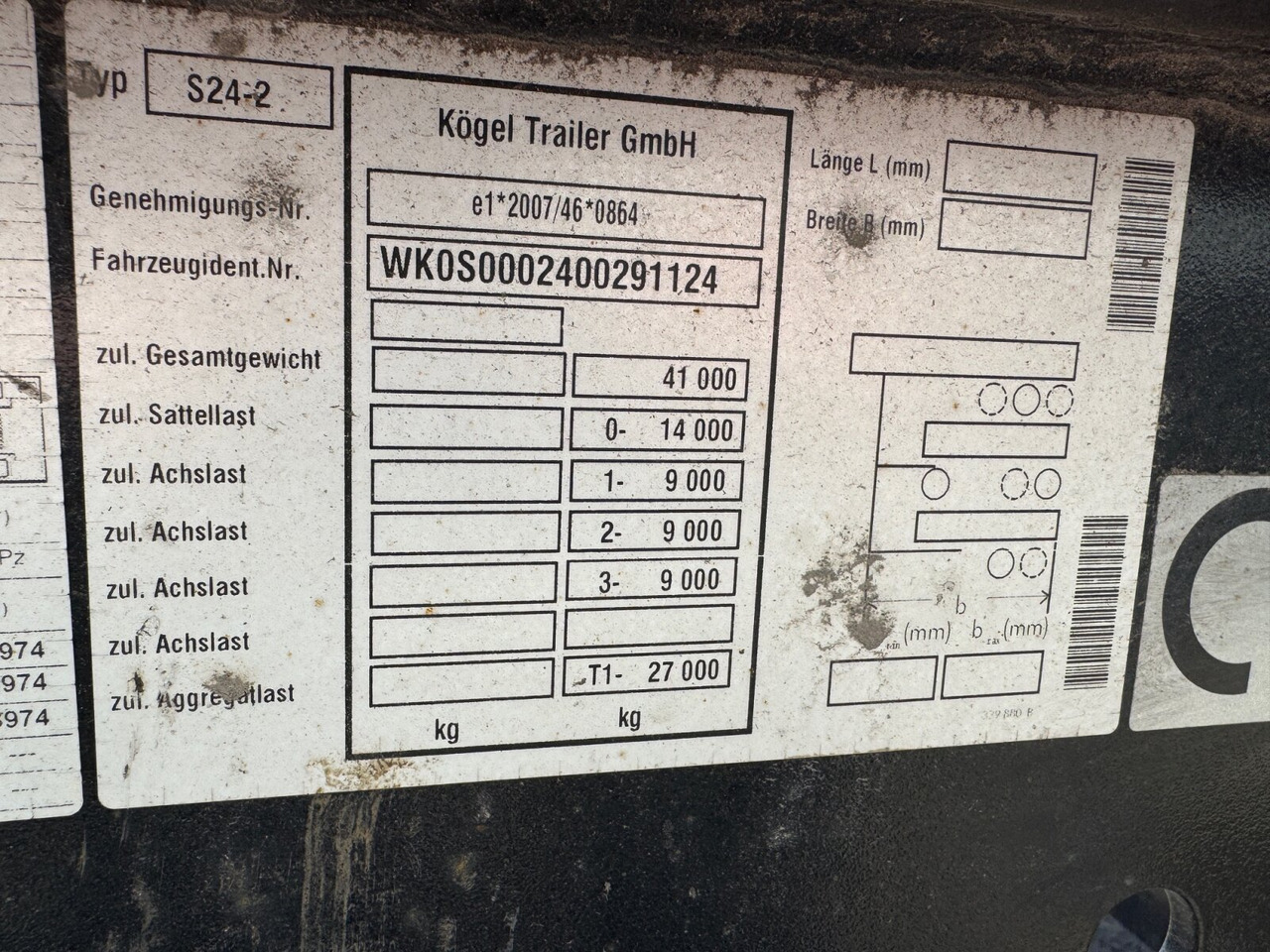 Полуприцеп Kögel Port 45 Simplex Container-Chassis Port 45 Simplex, Container-Chassis, 20/2x20/30/40/45 Fuß, ausziehbar: фото 6