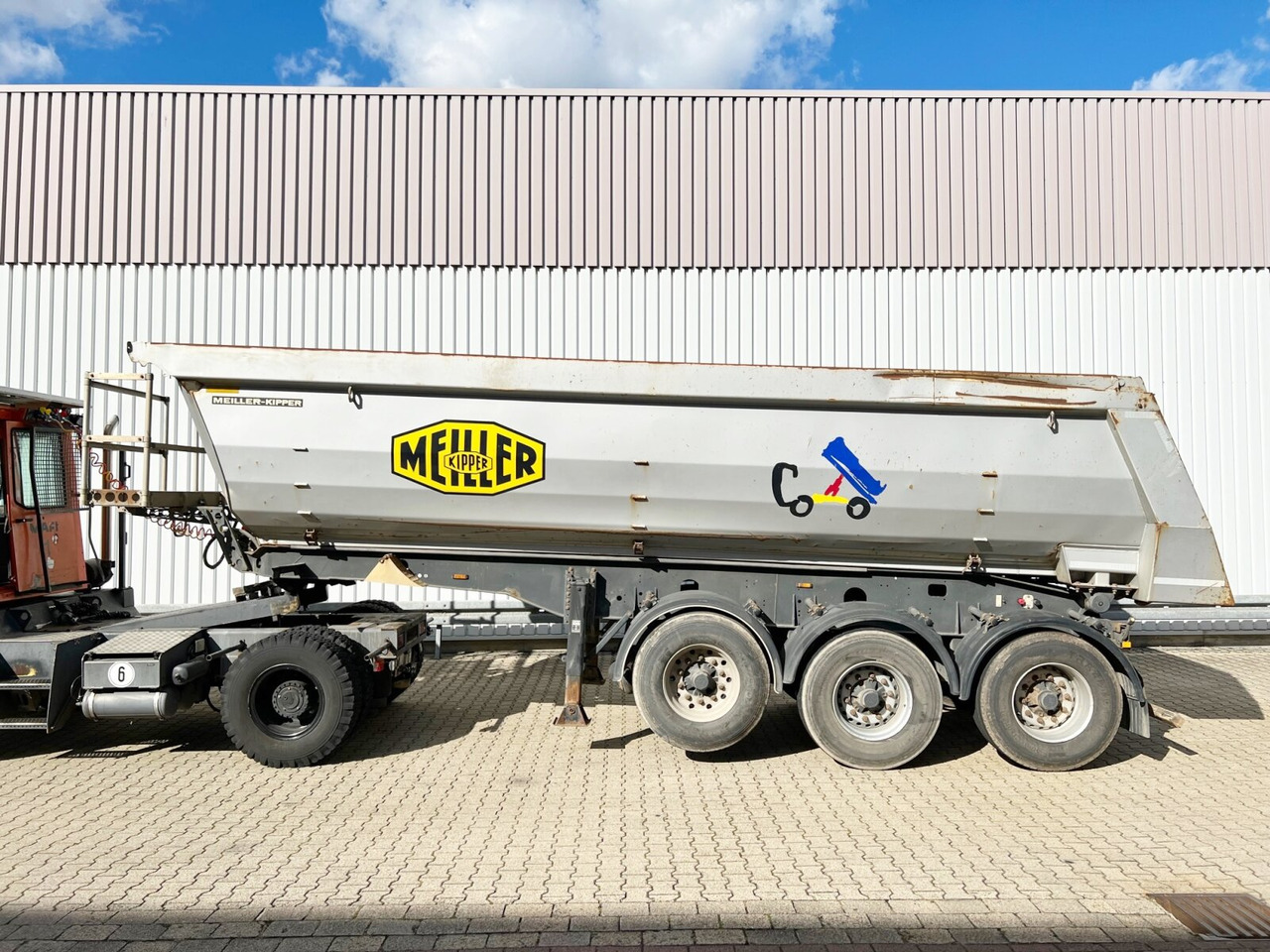 Meiller MHPS 12/27 MHPS 12/27 NOSS2, Stahlmulde ca. 26m³, Liftachse - Полуприцеп: фото 5 Meiller MHPS 12/27 MHPS 12/27 NOSS2, Stahlmulde ca. 26m³, Liftachse - Полуприцеп: фото 5