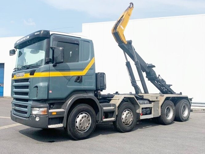 Scania R420 CB 8x4 MNZ R420 CB 8x4 MNZ, Retarder, Euro4 - Крюковой мультилифт: фото 1 Scania R420 CB 8x4 MNZ R420 CB 8x4 MNZ, Retarder, Euro4 - Крюковой мультилифт: фото 1
