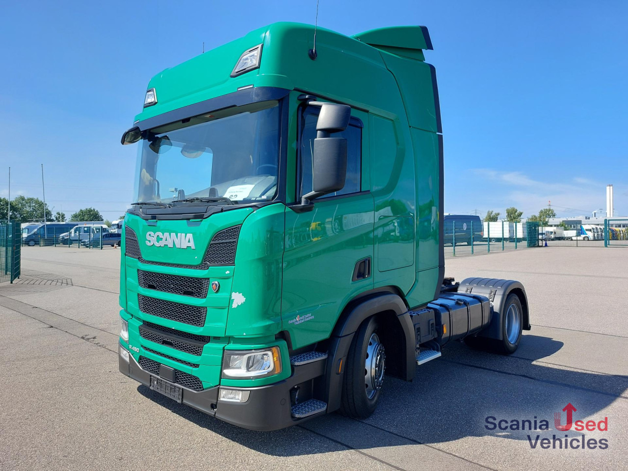 SCANIA R 450 A4X2 EB Volumen Mega Jumbo Standklima DAB - Тягач: фото 1 SCANIA R 450 A4X2 EB Volumen Mega Jumbo Standklima DAB - Тягач: фото 1