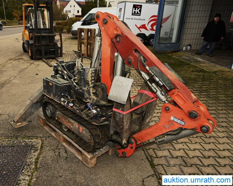 Мини-экскаватор Husqvarna DXR 140 Abbruchroboter Demolition Robot ferngesteuerter Minibagger elektrisch - reparaturbedürftig: фото 1