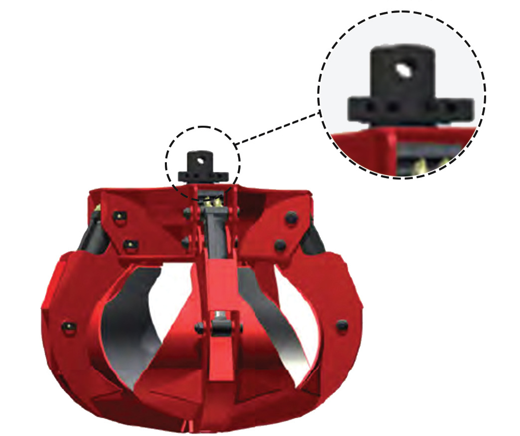 DEMOQ DRH280 - 6P Hydraulic Polyp -grab 470 kg - Грейфер для Строительной техники: фото 2 DEMOQ DRH280 - 6P Hydraulic Polyp -grab 470 kg - Грейфер для Строительной техники: фото 2