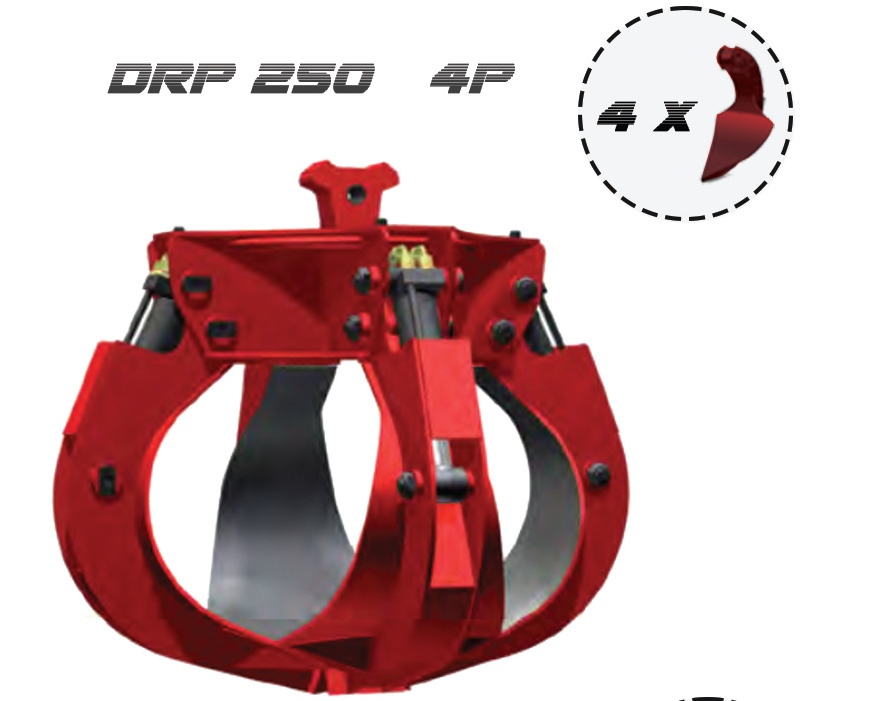 DEMOQ DRP250 4P Hydraulic Polyp -grab 310 kg - Грейфер для Строительной техники: фото 1 DEMOQ DRP250 4P Hydraulic Polyp -grab 310 kg - Грейфер для Строительной техники: фото 1