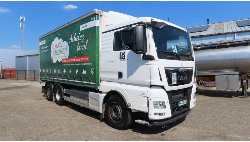 MAN TGX 26.480 446577 KM! RETARDER+ liftaxel + moving axel - Тентованный грузовик: фото 1 MAN TGX 26.480 446577 KM! RETARDER+ liftaxel + moving axel - Тентованный грузовик: фото 1