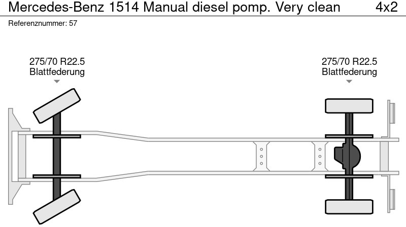Тросовый мультилифт Mercedes-Benz 1514 Manual diesel pomp. Very clean: фото 18