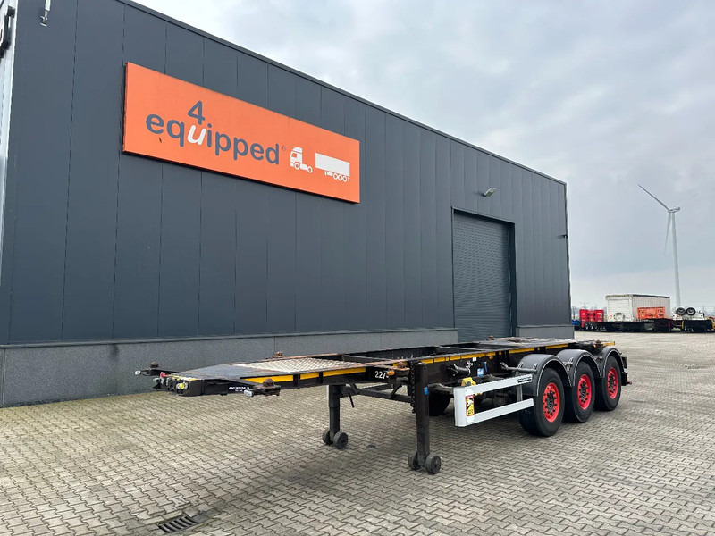 Burg 20FT / 20FT SWAP ADR (EX/II, EX/III, FL, AT), empty weight: 3.690kg, SAF INTRADISC, 2x liftaxle, ALCOA, NL-Chassis - Полуприцеп-контейнеровоз/ Сменный кузов: фото 1 Burg 20FT / 20FT SWAP ADR (EX/II, EX/III, FL, AT), empty weight: 3.690kg, SAF INTRADISC, 2x liftaxle, ALCOA, NL-Chassis - Полуприцеп-контейнеровоз/ Сменный кузов: фото 1