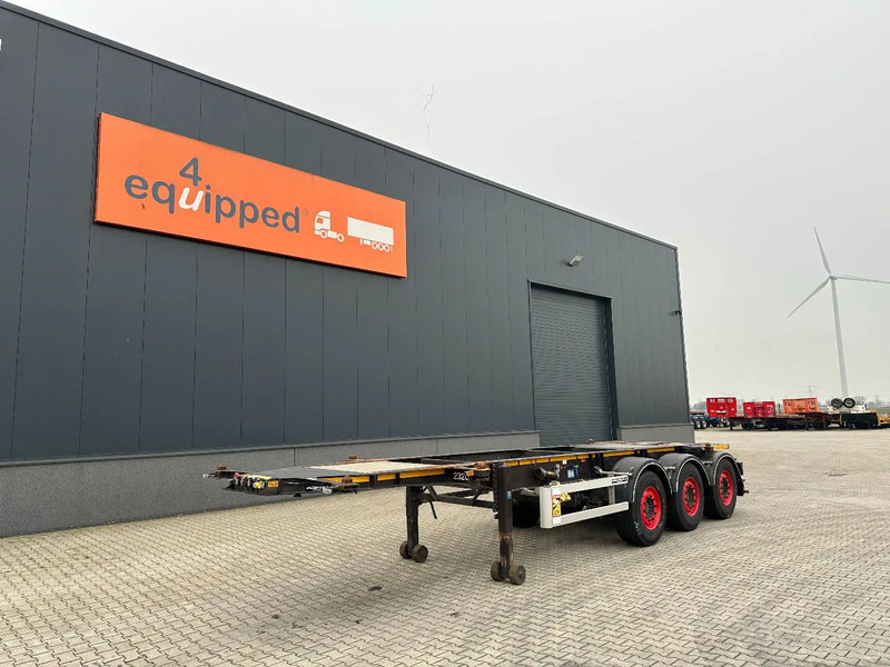 Burg 20FT ADR (EX/II, EX/III, FL, AT) Chassis, Leergewicht : 3.690kg, SAF INTRADISC, 2x Liftachse, NL-Chassis, APK/ADR: 04-2025 - Полуприцеп-контейнеровоз/ Сменный кузов: фото 1 Burg 20FT ADR (EX/II, EX/III, FL, AT) Chassis, Leergewicht : 3.690kg, SAF INTRADISC, 2x Liftachse, NL-Chassis, APK/ADR: 04-2025 - Полуприцеп-контейнеровоз/ Сменный кузов: фото 1