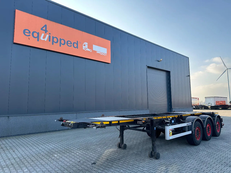 Burg 20FT ADR (EX/II, EX/III, FL, AT), Leeggewicht: 3.690kg, SAF INTRADISC, 2x liftaxle, ALCOA, NL-Chassis - Полуприцеп-контейнеровоз/ Сменный кузов: фото 1 Burg 20FT ADR (EX/II, EX/III, FL, AT), Leeggewicht: 3.690kg, SAF INTRADISC, 2x liftaxle, ALCOA, NL-Chassis - Полуприцеп-контейнеровоз/ Сменный кузов: фото 1