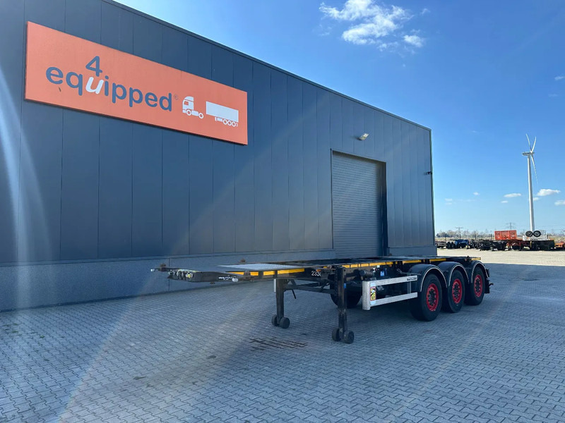 Burg 20FT ADR (EX/II, EX/III, FL, AT), Leergewicht: 3.690kg, SAF INTRADISC, 2x liftaxle, ALCOA, NL-Chassis, APK/ADR: 08-2025 - Полуприцеп-контейнеровоз/ Сменный кузов: фото 1 Burg 20FT ADR (EX/II, EX/III, FL, AT), Leergewicht: 3.690kg, SAF INTRADISC, 2x liftaxle, ALCOA, NL-Chassis, APK/ADR: 08-2025 - Полуприцеп-контейнеровоз/ Сменный кузов: фото 1