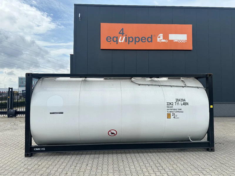 CIMC 20FT ISO / 25.030L - 1 comp. / L4BN / UN Portable / T11 / test: 10 -2026 - Танк-контейнер: фото 2 CIMC 20FT ISO / 25.030L - 1 comp. / L4BN / UN Portable / T11 / test: 10 -2026 - Танк-контейнер: фото 2