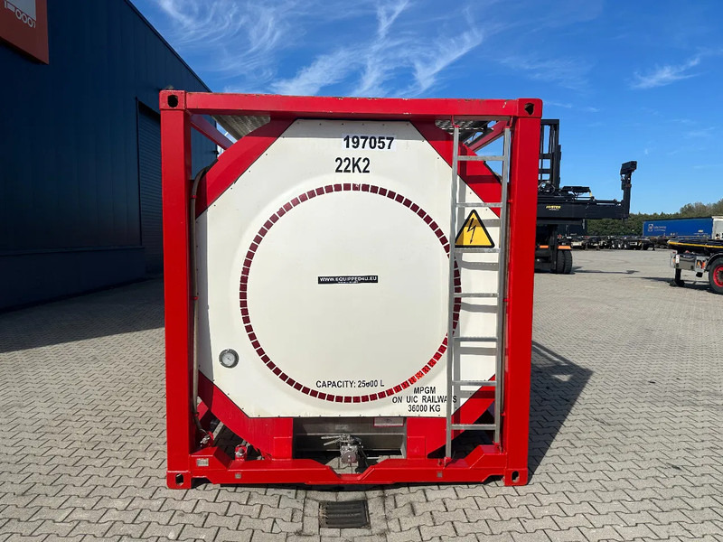 CIMC 20FT ISO, 25.080L / 1-COMP / 3 BAFFELS / 4 covers, 5Y valid until 12/2026 - Танк-контейнер: фото 3 CIMC 20FT ISO, 25.080L / 1-COMP / 3 BAFFELS / 4 covers, 5Y valid until 12/2026 - Танк-контейнер: фото 3