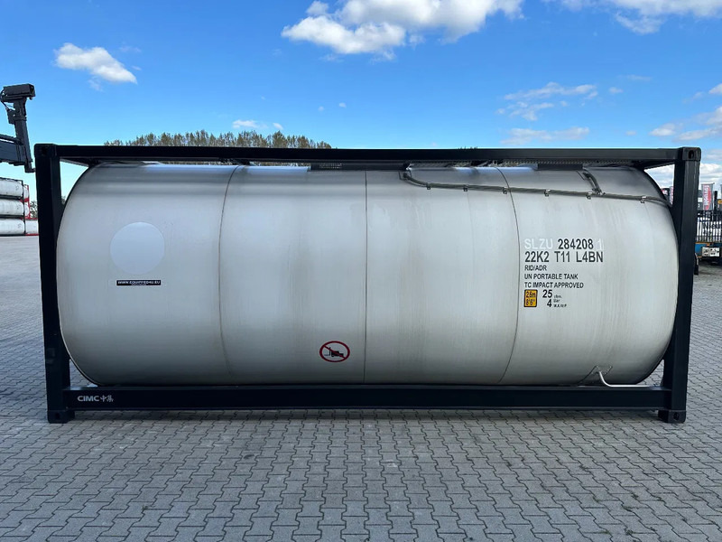 CIMC NEW / UNUSED, for FOOD STUFF or CHEMICAL, 20FT ISO, 25.030L, L4BN, UN Portable, T11, test: 1-2027 - Резервуар для хранения: фото 3 CIMC NEW / UNUSED, for FOOD STUFF or CHEMICAL, 20FT ISO, 25.030L, L4BN, UN Portable, T11, test: 1-2027 - Резервуар для хранения: фото 3