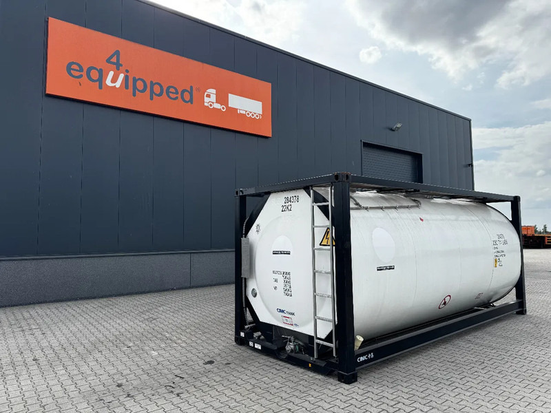 CIMC TOP: 2022, 20FT ISO, 25.030L, L4BN, UN Portable, T11, test:01 -2027 - Танк-контейнер: фото 1 CIMC TOP: 2022, 20FT ISO, 25.030L, L4BN, UN Portable, T11, test:01 -2027 - Танк-контейнер: фото 1