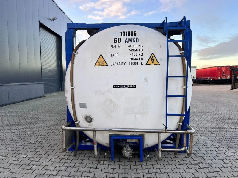 CPV 30.890L, steam heating, UN PORTABLE, T7, 5Y+CSC insp.: 02/2026 - Резервуар для хранения: фото 4 CPV 30.890L, steam heating, UN PORTABLE, T7, 5Y+CSC insp.: 02/2026 - Резервуар для хранения: фото 4