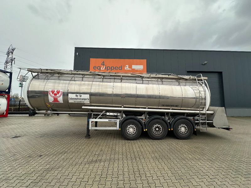 Feldbinder FOOD / LEVENSMIDDELEN / LEBENSMITTEL / 33.500L / 3-COMP / PUMP / NL-trailer / APK: 05-2026 - Полуприцеп-цистерна: фото 2 Feldbinder FOOD / LEVENSMIDDELEN / LEBENSMITTEL / 33.500L / 3-COMP / PUMP / NL-trailer / APK: 05-2026 - Полуприцеп-цистерна: фото 2