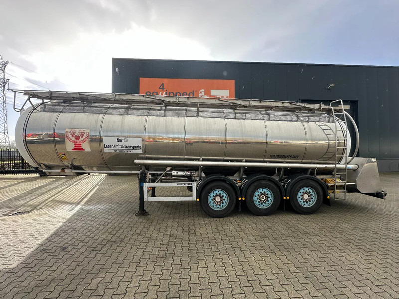 Feldbinder LEBENSMITTEL / LEVENSMIDDELEN FOOD / 33.500L / 3-COMP / PUMPE / INOX / NL-trailer / APK: 07-2026 - Полуприцеп-цистерна: фото 2 Feldbinder LEBENSMITTEL / LEVENSMIDDELEN FOOD / 33.500L / 3-COMP / PUMPE / INOX / NL-trailer / APK: 07-2026 - Полуприцеп-цистерна: фото 2