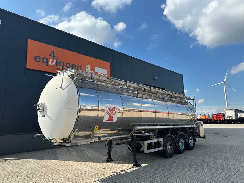 Feldbinder LEBENSMITTEL / LEVENSMIDDELEN FOOD / 33.500L / 3-COMP / PUMPE / NL-trailer / APK: 09-2026 - Полуприцеп-цистерна: фото 1 Feldbinder LEBENSMITTEL / LEVENSMIDDELEN FOOD / 33.500L / 3-COMP / PUMPE / NL-trailer / APK: 09-2026 - Полуприцеп-цистерна: фото 1