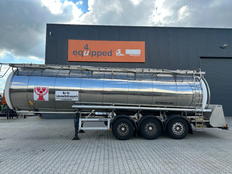Feldbinder LEVENSMIDDELEN / FOOD / LEBENSMITTEL / 33.500L / 3-COMP / POMP / NL-trailer / APK: 03-2026 - Полуприцеп-цистерна: фото 2 Feldbinder LEVENSMIDDELEN / FOOD / LEBENSMITTEL / 33.500L / 3-COMP / POMP / NL-trailer / APK: 03-2026 - Полуприцеп-цистерна: фото 2
