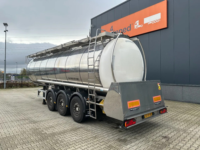 Feldbinder LEVENSMIDDELEN / FOOD / LEBENSMITTEL / 33.500L / 3-COMP / POMP / NL-trailer / APK: 12-2026, 10x beschikbaar - Полуприцеп-цистерна: фото 4 Feldbinder LEVENSMIDDELEN / FOOD / LEBENSMITTEL / 33.500L / 3-COMP / POMP / NL-trailer / APK: 12-2026, 10x beschikbaar - Полуприцеп-цистерна: фото 4