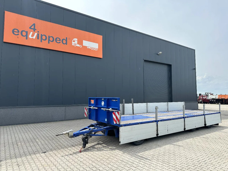 Floor zeer mooie AXD.330 3-assige aanhanger met alu zijborden, rongpotten, liftas, geschoopeerd, NL-aanhanger, APK: 09/2025 - Прицеп бортовой/ Платформа: фото 2 Floor zeer mooie AXD.330 3-assige aanhanger met alu zijborden, rongpotten, liftas, geschoopeerd, NL-aanhanger, APK: 09/2025 - Прицеп бортовой/ Платформа: фото 2
