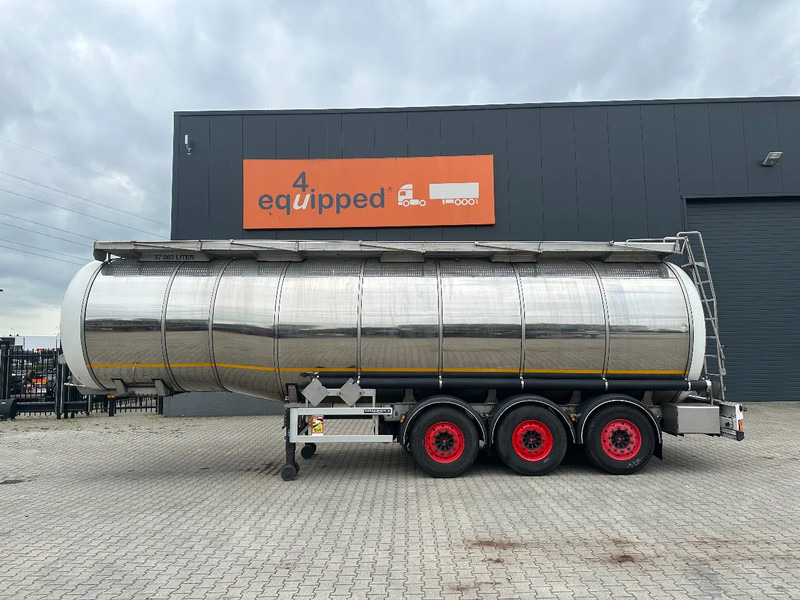 Indox 37.500L / 1-COMP /4-BAFFELS, ADR, L4BH, INOX, NL-trailer, ADR/APK: 07/2025 - Полуприцеп-цистерна: фото 2 Indox 37.500L / 1-COMP /4-BAFFELS, ADR, L4BH, INOX, NL-trailer, ADR/APK: 07/2025 - Полуприцеп-цистерна: фото 2