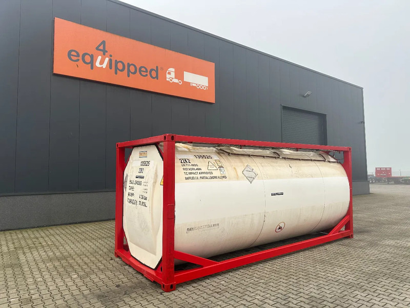 SINGAMAS 20FT ISO, 26.000L/1-COMP/3 BAFFELS/3 manholes, 5Y inspection: 06/2027 - Танк-контейнер: фото 1 SINGAMAS 20FT ISO, 26.000L/1-COMP/3 BAFFELS/3 manholes, 5Y inspection: 06/2027 - Танк-контейнер: фото 1