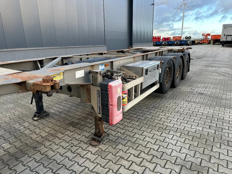 Полуприцеп-контейнеровоз/ Сменный кузов TURBO'S HOET 20FT/30FT, ADR (FL, AT, OX), empty weight: 3.720kg, liftaxle, SAF disc: фото 9