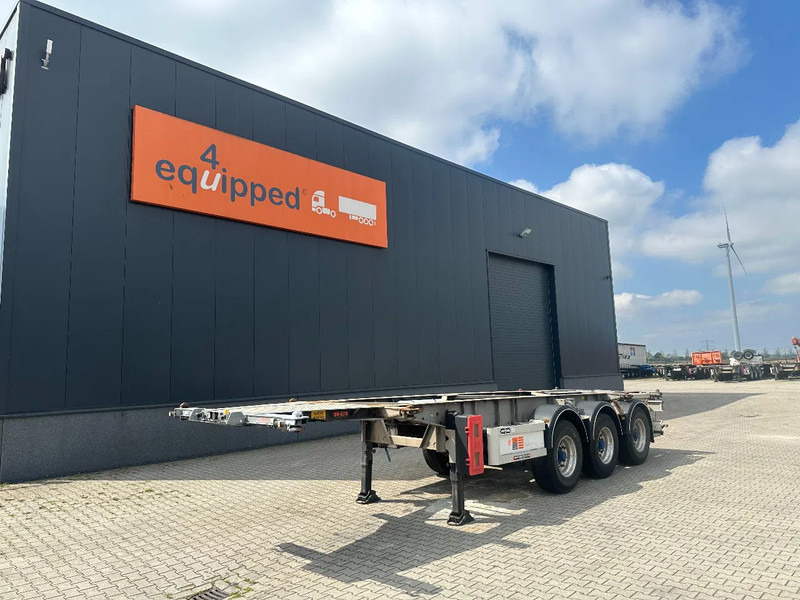 Van Hool 20FT ADR (EX/II, EX/III, FL, AT), BPW + drumbrakes, 2 liftaxles, galvanized, ALCOA, NL-Chassis - Полуприцеп-контейнеровоз/ Сменный кузов: фото 1 Van Hool 20FT ADR (EX/II, EX/III, FL, AT), BPW + drumbrakes, 2 liftaxles, galvanized, ALCOA, NL-Chassis - Полуприцеп-контейнеровоз/ Сменный кузов: фото 1