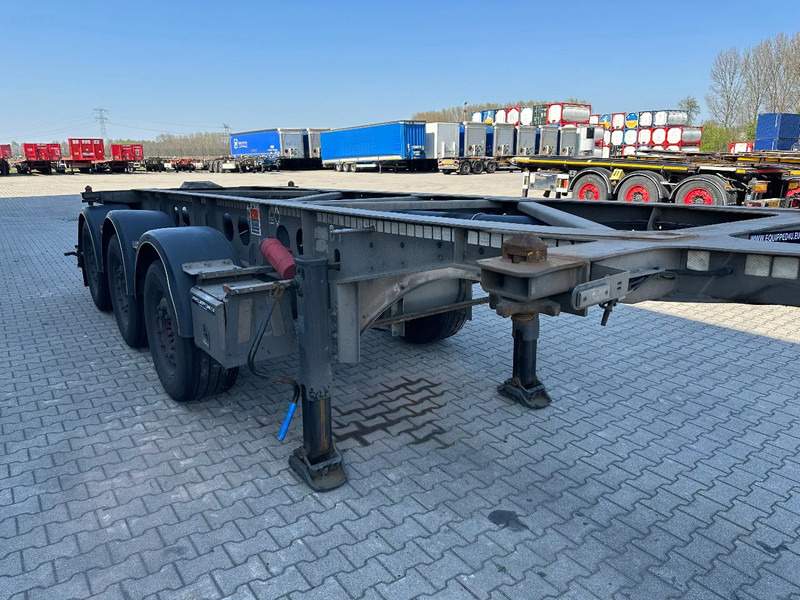 Полуприцеп-контейнеровоз/ Сменный кузов Van Hool 20FT ADR (EX/II, EX/III, FL, AT), SAF + DISC, empty weight: 2.990kg, galvanized, SAF Intradisc, NL-Chassis, ALCOA: фото 11