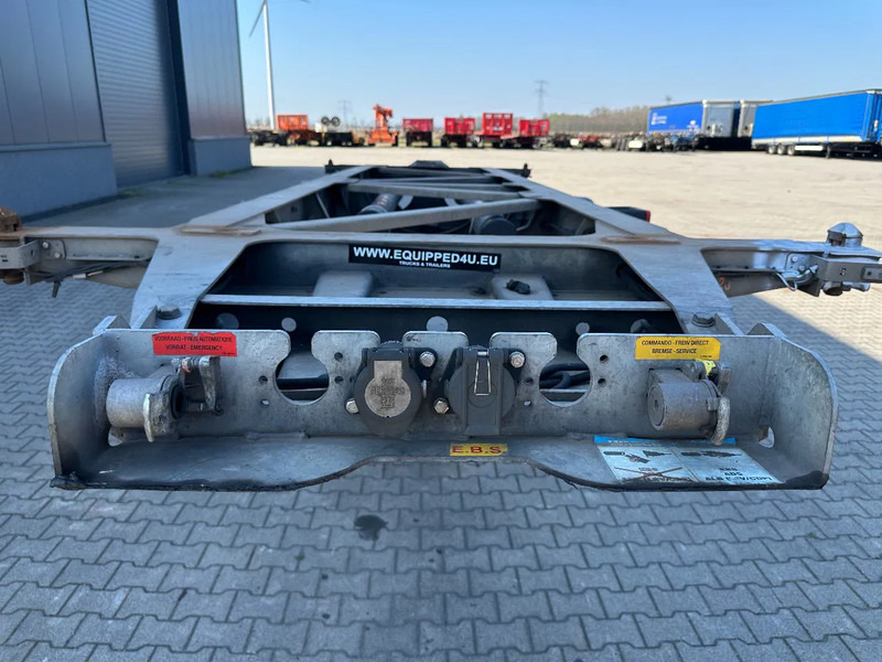 Полуприцеп-контейнеровоз/ Сменный кузов Van Hool 20FT ADR (EX/II, EX/III, FL, AT), SAF + DISC, empty weight: 2.990kg, galvanized, SAF Intradisc, NL-Chassis, ALCOA: фото 7