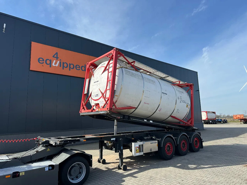 Van Hool 20FT Tipping-chassis, ADR (EX/II, EX/III, FL, AT), SAF, 2 liftaxles, APK/ADR: 10-2025 - Полуприцеп-контейнеровоз/ Сменный кузов: фото 1 Van Hool 20FT Tipping-chassis, ADR (EX/II, EX/III, FL, AT), SAF, 2 liftaxles, APK/ADR: 10-2025 - Полуприцеп-контейнеровоз/ Сменный кузов: фото 1