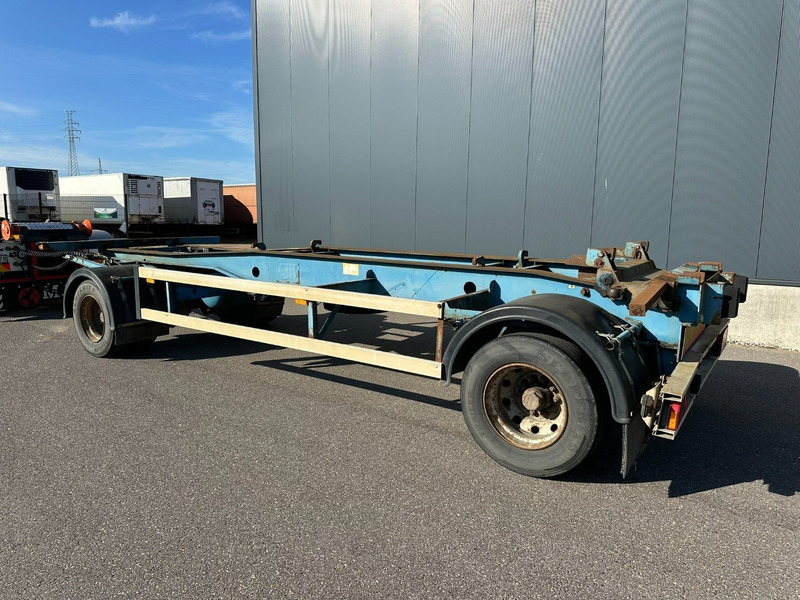 AJK AEEL/10-20 - 20T CONTAINERAANHANGER LUCHTVERING - DRUM BRAKES - AIR SUSP. - GIGANT ASSEN - 40mm - BELGISCHE PAPIEREN - Прицеп-контейнеровоз/ Сменный кузов: фото 3 AJK AEEL/10-20 - 20T CONTAINERAANHANGER LUCHTVERING - DRUM BRAKES - AIR SUSP. - GIGANT ASSEN - 40mm - BELGISCHE PAPIEREN - Прицеп-контейнеровоз/ Сменный кузов: фото 3