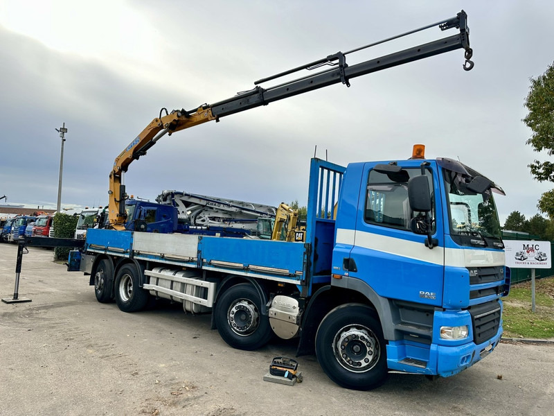 DAF CF 85.360 8x2 PLATFORM 7m35 + CRANE EFFER 165-3S + RADIO - MANUAL GEARBOX ZF - EURO 5 - BE TRUCK - Автоманипулятор: фото 1 DAF CF 85.360 8x2 PLATFORM 7m35 + CRANE EFFER 165-3S + RADIO - MANUAL GEARBOX ZF - EURO 5 - BE TRUCK - Автоманипулятор: фото 1