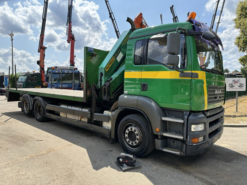 MAN TGA 26.360 6X2 BL + CRANE PALFINGER PK 18500 (4x) - LIFT + STEERING AXLE - PLATFORM 7m75 - MANUAL GEARBOX - Автоманипулятор: фото 2 MAN TGA 26.360 6X2 BL + CRANE PALFINGER PK 18500 (4x) - LIFT + STEERING AXLE - PLATFORM 7m75 - MANUAL GEARBOX - Автоманипулятор: фото 2