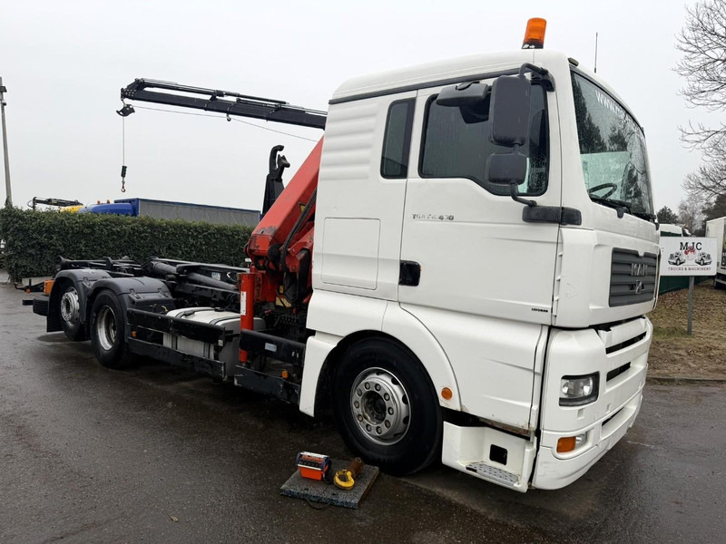 MAN TGA 26.430 6x2 HOOKLIFT + CRANE PALFINGER PK 19000 B (3x) + RADIO + ROTATOR - LIFT + STEERING AXLE - BE TRUCK - Крюковой мультилифт, Автоманипулятор: фото 1 MAN TGA 26.430 6x2 HOOKLIFT + CRANE PALFINGER PK 19000 B (3x) + RADIO + ROTATOR - LIFT + STEERING AXLE - BE TRUCK - Крюковой мультилифт, Автоманипулятор: фото 1