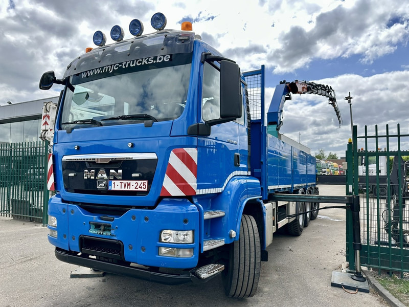 MAN TGS 35.400 8x4 TRIDEM + (32.5m) CRANE HMF 4720 K6 + JIB FJ1000 K4 - PLATFORM 6m - LIFT/STEERING - RADIO - 5E F - BE TRUCK - Автоманипулятор: фото 3 MAN TGS 35.400 8x4 TRIDEM + (32.5m) CRANE HMF 4720 K6 + JIB FJ1000 K4 - PLATFORM 6m - LIFT/STEERING - RADIO - 5E F - BE TRUCK - Автоманипулятор: фото 3