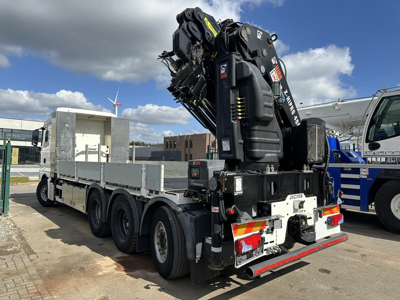 Автоманипулятор MAN TGX 35.420 8x4-4 TRIDEM + CRANE (26m!) HIAB X-HIPRO 408 E-5 + JIB 100X-5 - PLATFORM 6m40 - *306.245km* - BE TRUCK: фото 8
