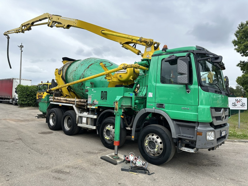 Mercedes-Benz ACTROS 3241 8x4 PUMI PM M 21-3 (21m) Putzmeister - *238.000km* / 1586H - EPS - BLADVERING / NAAFREDUCTIE - Автобетононасос: фото 1 Mercedes-Benz ACTROS 3241 8x4 PUMI PM M 21-3 (21m) Putzmeister - *238.000km* / 1586H - EPS - BLADVERING / NAAFREDUCTIE - Автобетононасос: фото 1