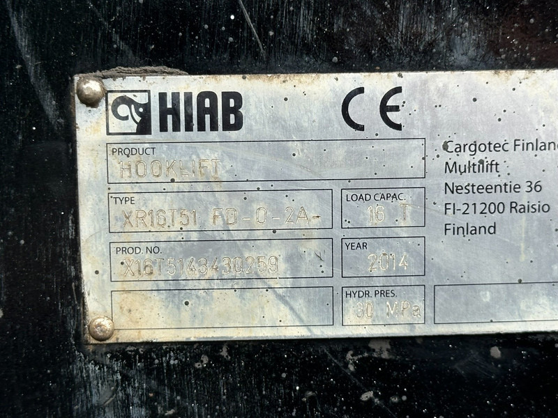 Автоманипулятор Renault C460 8x4 HOOKLIFT + CRANE HIAB 288 E-6 HIDUO - RADIO - 5/6 F - STEEL SPRING / HUB REDUCTION: фото 20